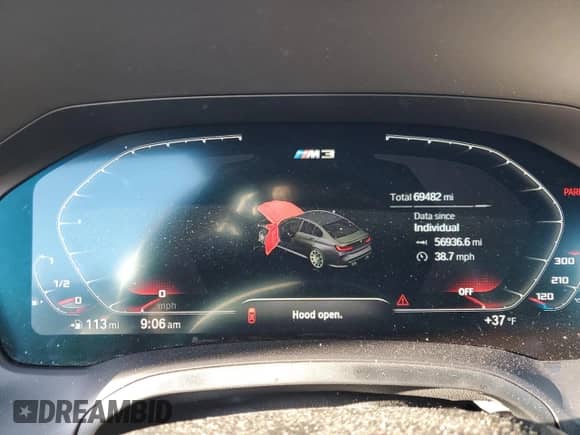 2021 BMW M3 с VIN WBS53AY00MFL13228, выставлен на аукционе Copart как лот 45938794 с пробегом 69 482 миль миль и . История ставок и продаж доступна на DreamBid. Изображение 9.