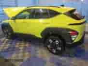 2024 Hyundai Kona SEL with VIN KM8HBCAB1RU164079, listed as a Copart auction lot 87411505 with 25,228 mi miles and Salvage title. Bid and sale history available at DreamBid. Image 2.