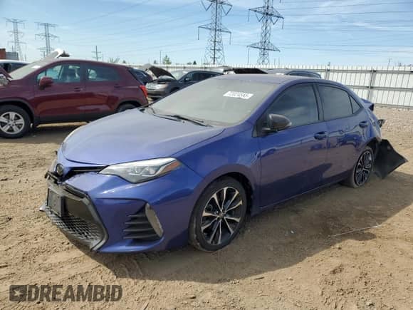 2019 Toyota Corolla L z VIN 2T1BURHE0KC164651, wystawiony jako Copart lot #72024555 z przebiegiem 183 095 mil mil oraz Szkoda całkowita • Salvage title. Historia ofert i sprzedaży dostępna na DreamBid. Obrazek 1.