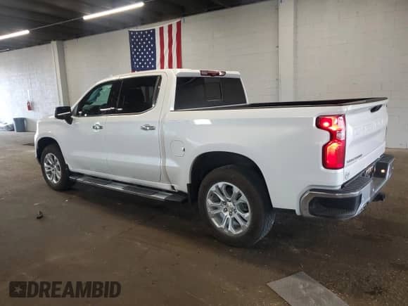 2023 Chevrolet Silverado 1500 LTZ with VIN 1GCUDGED9PZ248148, listed as a Copart auction lot 62300285 with 62,236 mi miles and Salvage title. Bid and sale history available at DreamBid. Image 2.