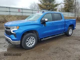 2025 Chevrolet Silverado 1500 with VIN 3GCPKKEK5SG167693, listed as a Copart auction lot 52453495 with 4,557 mi miles and Clean title. Bid and sale history available at DreamBid. Image 1.