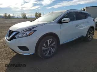 2016 Nissan Murano SL with VIN 5N1AZ2MH3GN106764, listed as a Copart auction lot 85196865 with 217,454 mi miles and Salvage title. Bid and sale history available at DreamBid. Image 1.