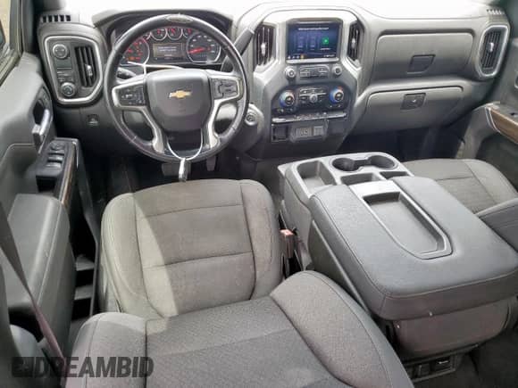 2019 Chevrolet Silverado 1500 LT with VIN 3GCPWCEK3KG162079, listed as a Copart auction lot 61602965 with 107,577 mi miles and Salvage title. Bid and sale history available at DreamBid. Image 8.