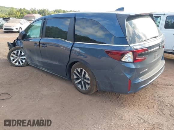 2025 Honda Odyssey EX-L с VIN 5FNRL6H68SB040700, выставлен на аукционе IAAI как лот 43160351 с пробегом 6 344 миль миль и . История ставок и продаж доступна на DreamBid. Изображение 3.