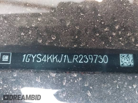 2020 Cadillac Escalade ESV Platinum with VIN 1GYS4KKJ1LR239730, listed as a IAAI auction lot 42249671 with 75,462 mi miles and . Bid and sale history available at DreamBid. Image 9.