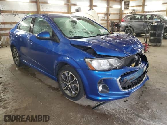 2017 Chevrolet Sonic LT with VIN 1G1JD5SB6H4103389, listed as a Copart auction lot 44377245 with 79,731 mi miles and Salvage title. Bid and sale history available at DreamBid. Image 4.