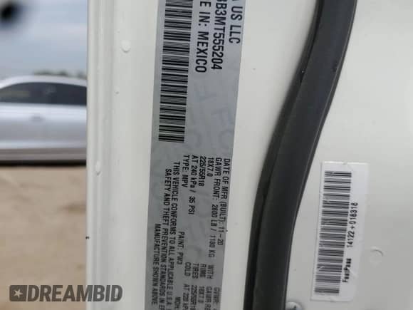 2021 Jeep Compass Latitude with VIN 3C4NJDBB3MT555204, listed as a Copart auction lot 64049325 with 42,314 mi miles and Salvage title. Bid and sale history available at DreamBid. Image 12.