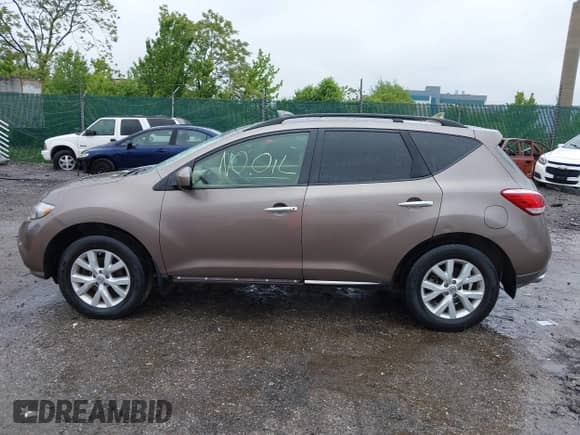 2012 Nissan Murano SL with VIN JN8AZ1MW7CW225195, listed as a IAAI auction lot 42236248 with 111,011 mi miles and . Bid and sale history available at DreamBid. Image 14.