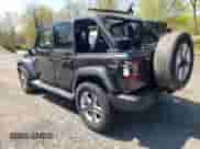 2021 Jeep Wrangler Unlimited Sahara with VIN 1C4HJXEN6MW609397, listed as a Copart auction lot 54673565 with 42,601 mi miles and Salvage title. Bid and sale history available at DreamBid. Image 2.