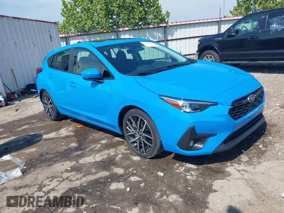 2024 Subaru Impreza Special Sports with VIN JF1GUAFC5R8323135, listed as a IAAI auction lot 43213395 with 29,999 mi miles and . Bid and sale history available at DreamBid. Image 1.
