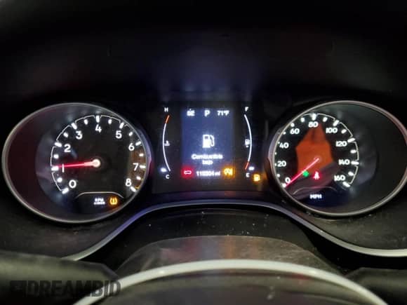 2018 Jeep Compass Latitude with VIN 3C4NJDBBXJT413086, listed as a Copart auction lot 62756545 with 110,304 mi miles and Non repairable. Bid and sale history available at DreamBid. Image 9.