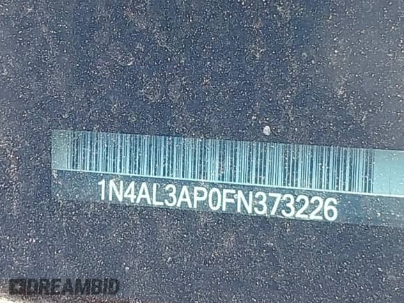 2015 Nissan Altima S z VIN 1N4AL3AP0FN373226, wystawiony jako IAAI lot #42845538 z przebiegiem 96 276 mil mil oraz . Historia ofert i sprzedaży dostępna na DreamBid. Obrazek 17.