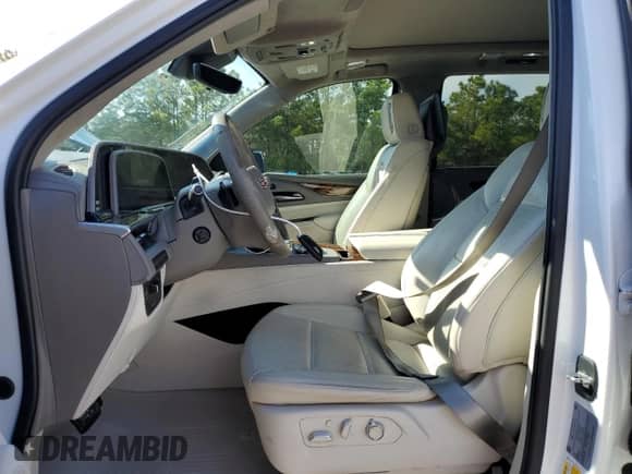 2021 Cadillac Escalade Premium Luxury Platinum с VIN 1GYS4DKL7MR315742, выставлен на аукционе Copart как лот 88448255 с пробегом 38 768 миль миль и Списание • Salvage title. История ставок и продаж доступна на DreamBid. Изображение 7.