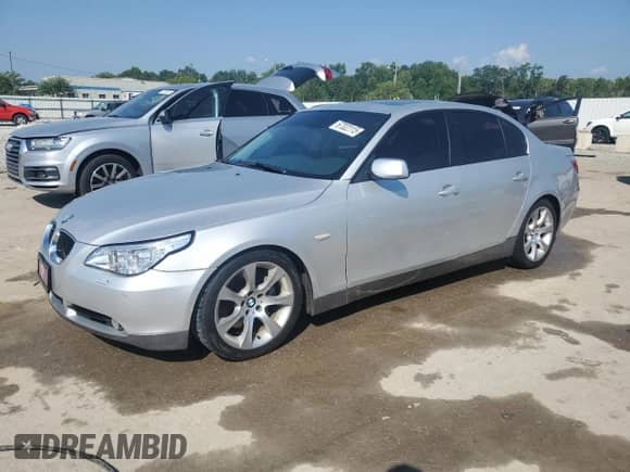 2005 BMW 5 Series 545i с VIN WBANB33545CN64326, выставлен на аукционе Copart как лот 67322115 с пробегом 147 987 миль миль и Списание • Salvage title. История ставок и продаж доступна на DreamBid. Изображение 1.