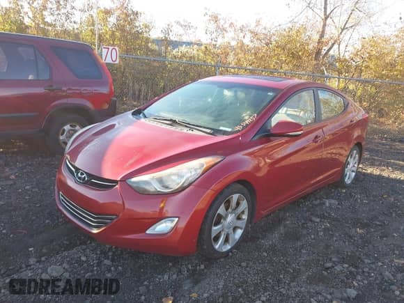 2011 Hyundai Elantra GLS z VIN KMHDH4AE9BU091546, wystawiony jako IAAI lot #43549257 z przebiegiem 157 014 mil mil oraz . Historia ofert i sprzedaży dostępna na DreamBid. Obrazek 2.