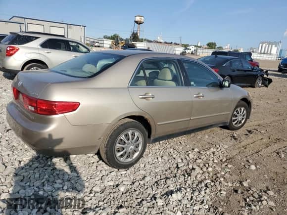 2005 Honda Accord LX with VIN 1HGCM56415A081876, listed as a Copart auction lot 71935735 with Not provided miles and Salvage title. Bid and sale history available at DreamBid. Image 3.