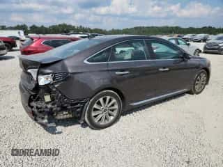 2015 Hyundai Sonata Sport z VIN 5NPE34AF2FH078265, wystawiony jako Copart lot #81305185 z przebiegiem 185 051 mil mil oraz Szkoda całkowita • Salvage title. Historia ofert i sprzedaży dostępna na DreamBid. Obrazek 3.