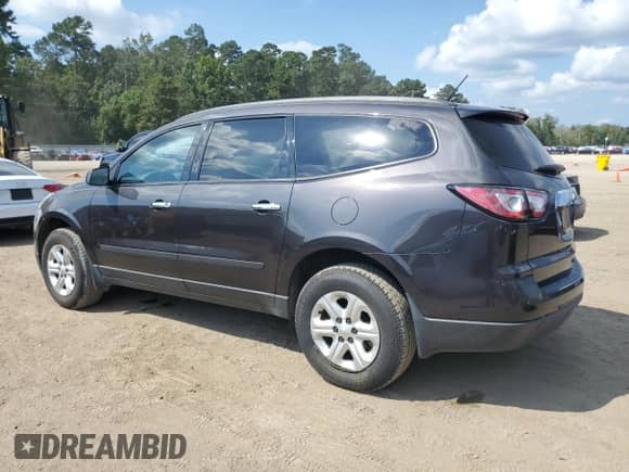 2015 Chevrolet Traverse LS with VIN 1GNKRFKD2FJ154544, listed as a Copart auction lot 71668615 with 82,872 mi miles and Salvage title. Bid and sale history available at DreamBid. Image 2.