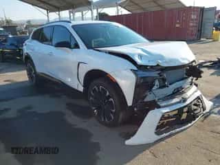 2024 Chevrolet Blazer EV eAWD RS с VIN 3GNKDCRJ4RS279735, выставлен на аукционе IAAI как лот 43114424 с пробегом 1 919 миль миль и . История ставок и продаж доступна на DreamBid. Изображение 1.