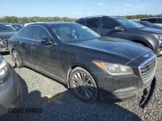 2016 Hyundai Genesis 3.8L z VIN KMHGN4JE9GU121528, wystawiony jako Copart lot #73956134 z przebiegiem Nie podano mil oraz Nie do naprawy • Non repairable. Historia ofert i sprzedaży dostępna na DreamBid. Obrazek 4.