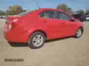2013 Chevrolet Sonic LT with VIN 1G1JC5SH2D4129313, listed as a Copart auction lot 84061735 with 42,688 mi miles and Salvage title. Bid and sale history available at DreamBid. Image 3.