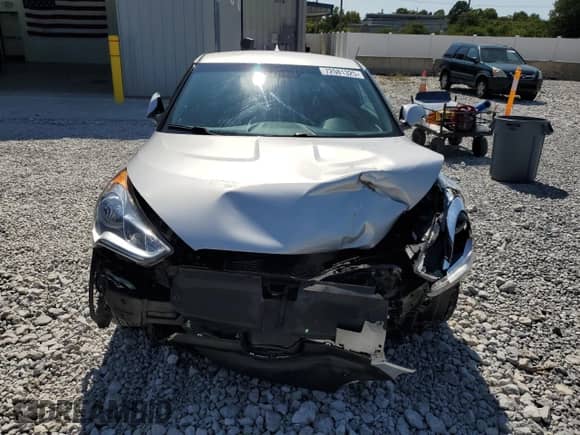 2016 Hyundai Veloster with VIN KMHTC6AD8GU302059, listed as a Copart auction lot 72081325 with 128,691 mi miles and Salvage title. Bid and sale history available at DreamBid. Image 5.