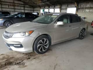 2016 Honda Accord EX-L with VIN 1HGCR2F83GA032068, listed as a Copart auction lot 71088855 with 87,529 mi miles and Salvage title. Bid and sale history available at DreamBid. Image 1.