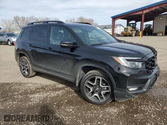 2022 Honda Passport Elite with VIN 5FNYF8H06NB030410, listed as a Copart auction lot 47315405 with 15,868 mi miles and Salvage title. Bid and sale history available at DreamBid. Image 4.