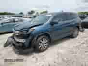 2021 Honda Pilot EX with VIN 5FNYF6H33MB025906, listed as a Copart auction lot 58487745 with 37,037 mi miles and Salvage title. Bid and sale history available at DreamBid. Image 1.