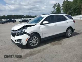 2022 Chevrolet Equinox LT с VIN 3GNAXKEVXNL265767, выставлен на аукционе Copart как лот 81976455 с пробегом 50 005 миль миль и Списание • Salvage title. История ставок и продаж доступна на DreamBid. Изображение 1.