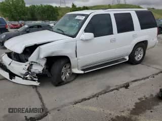 2000 Cadillac Escalade with VIN 1GYEK13R4YR120238, listed as a Copart auction lot 61397315 with 95,906 mi miles and Salvage title. Bid and sale history available at DreamBid. Image 1.