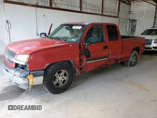 2004 Chevrolet Silverado 1500 Work Truck with VIN 2GCEC19V541112028, listed as a Copart auction lot 55502515 with 290,466 mi miles and Salvage title. Bid and sale history available at DreamBid. Image 1.