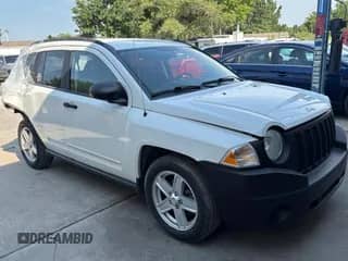 2007 Jeep Compass Sport with VIN 1J8FT47W27D370008, listed as a Copart auction lot 68281255 with 109,027 mi miles and Clean title. Bid and sale history available at DreamBid. Image 1.