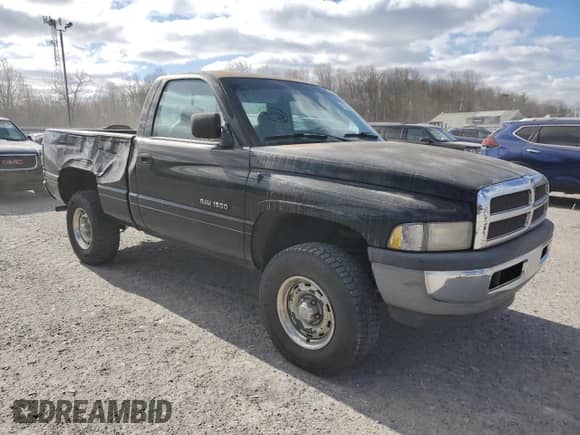 1996 Dodge 1500 with VIN 1B7HF16Z3TS706644, listed as a Copart auction lot 45739775 with 128,104 mi miles and Salvage title. Bid and sale history available at DreamBid. Image 4.