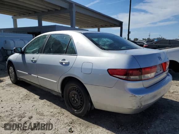 2003 Honda Accord LX with VIN 1HGCM55303A132497, listed as a Copart auction lot 43555145 with 274,887 mi miles and Salvage title. Bid and sale history available at DreamBid. Image 2.
