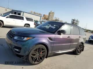 2017 Land Rover Range Rover Sport Autobiography z VIN SALWV2FE5HA167799, wystawiony jako Copart lot #64480915 z przebiegiem Nie podano mil oraz Szkoda całkowita • Salvage title. Historia ofert i sprzedaży dostępna na DreamBid. Obrazek 1.
