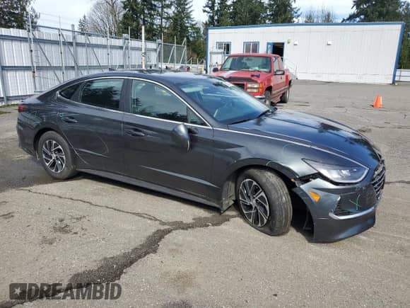 2022 Hyundai Sonata Blue с VIN KMHL24JJ7NA052454, выставлен на аукционе Copart как лот 50834165 с пробегом 33 042 миль миль и Списание • Salvage title. История ставок и продаж доступна на DreamBid. Изображение 4.