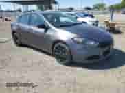 2016 Dodge Dart SXT Sport Blacktop with VIN 1C3CDFFAXGD817925, listed as a Copart auction lot 56976045 with 76,001 mi miles and Salvage title. Bid and sale history available at DreamBid. Image 4.