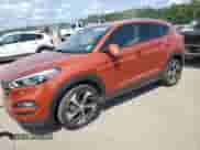 2016 Hyundai Tucson Sport z VIN KM8J33A22GU195174, wystawiony jako Copart lot #71049555 z przebiegiem 80 340 mil mil oraz Szkoda całkowita • Salvage title. Historia ofert i sprzedaży dostępna na DreamBid. Obrazek 1.