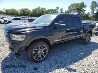 2021 Ram 1500 Laramie with VIN 1C6RREJT5MN794786, listed as a Copart auction lot 55448755 with 50,658 mi miles and Salvage title. Bid and sale history available at DreamBid. Image 1.