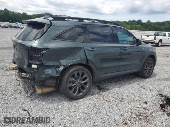 2023 Kia Sorento X-Line EX with VIN 5XYRHDLF4PG191417, listed as a Copart auction lot 67165845 with 48,760 mi miles and Salvage title. Bid and sale history available at DreamBid. Image 3.