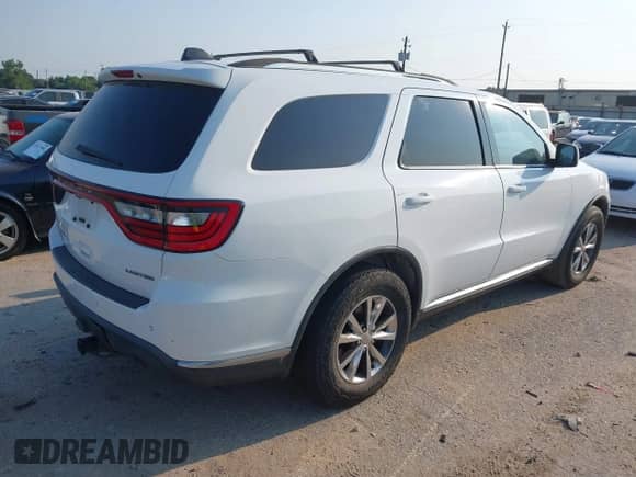 2016 Dodge Durango Limited with VIN 1C4RDHDG7GC346380, listed as a IAAI auction lot 43246136 with 265,222 mi miles and . Bid and sale history available at DreamBid. Image 4.