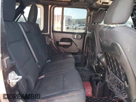 2021 Jeep Wrangler Unlimited Rubicon with VIN 1C4HJXFG2MW543771, listed as a Copart auction lot 84271695 with 79,652 mi miles and Salvage title. Bid and sale history available at DreamBid. Image 10.