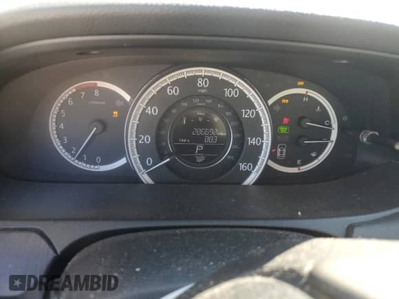 2013 Honda Accord EX-L with VIN 1HGCR2F87DA002888, listed as a Copart auction lot 69866755 with 286,692 mi miles and Salvage title. Bid and sale history available at DreamBid. Image 9.