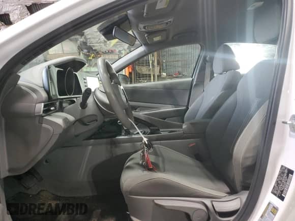 2021 Hyundai Elantra Blue with VIN KMHLM4AJ2MU004089, listed as a Copart auction lot 68341025 with Not provided miles and Salvage title. Bid and sale history available at DreamBid. Image 7.