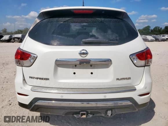 2014 Nissan Pathfinder SL with VIN 5N1AR2MN9EC732009, listed as a Copart auction lot 81616175 with 148,718 mi miles and Salvage title. Bid and sale history available at DreamBid. Image 6.