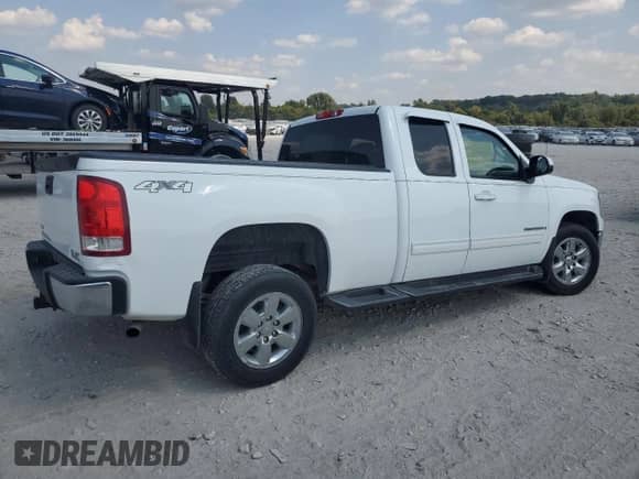 2009 GMC Sierra 1500 SLT with VIN 1GTEK39049Z231982, listed as a Copart auction lot 80354195 with 129,631 mi miles and Salvage title. Bid and sale history available at DreamBid. Image 3.