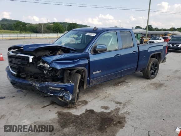 2018 GMC Sierra 1500 z VIN 1GTR1LEH6JZ123481, wystawiony jako Copart lot #60375975 z przebiegiem Nie podano mil oraz Szkoda całkowita • Salvage title. Historia ofert i sprzedaży dostępna na DreamBid. Obrazek 1.