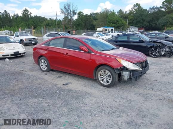 2011 Hyundai Sonata GLS with VIN 5NPEB4AC1BH019775, listed as a IAAI auction lot 43281535 with 150,000 mi miles and . Bid and sale history available at DreamBid. Image 1.