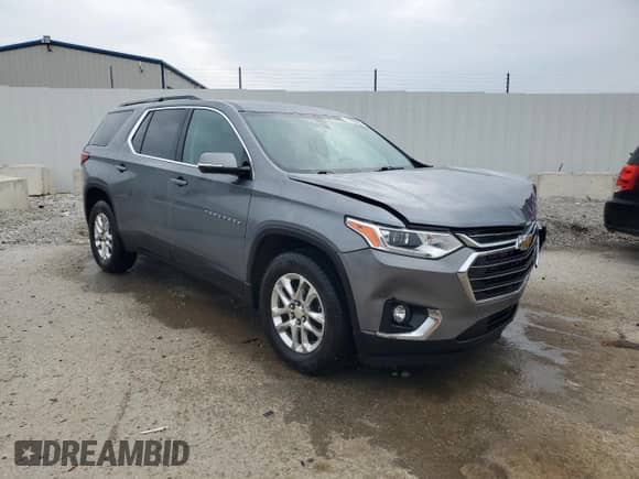 2020 Chevrolet Traverse LT Cloth z VIN 1GNERGKW4LJ322474, wystawiony jako Copart lot #71792995 z przebiegiem 72 734 mil mil oraz Szkoda całkowita • Salvage title. Historia ofert i sprzedaży dostępna na DreamBid. Obrazek 4.